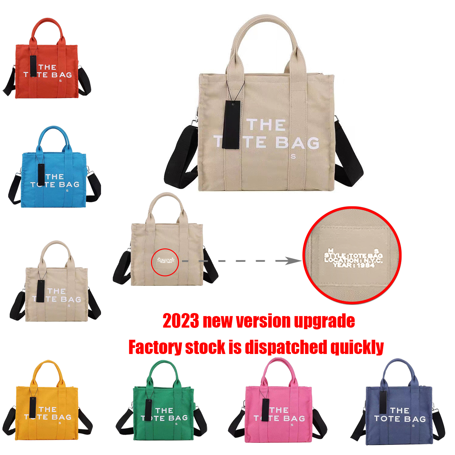 

luxury Marc the tote Bag Womens Mens Designer marc jocobs bag cowboy Cool Large Capacity Shoulder handbags Crossbody marcjocobs Square Canvas clutch travel bags, Khaki