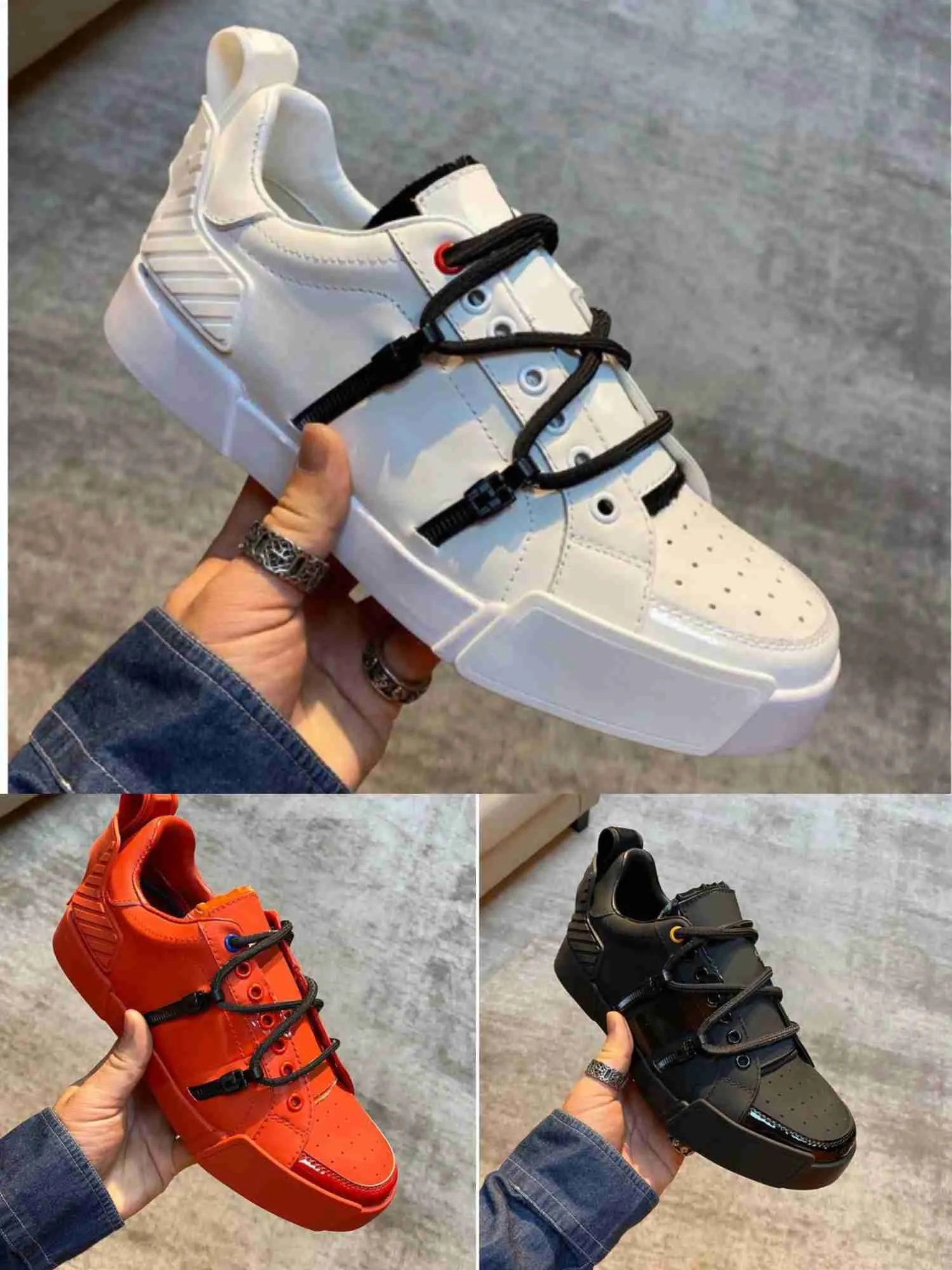

With Original Box luxury designer Shoes Sneakers high-quality canvas casual Dolces & Gabbanas DGs spring and autumn fashion comfortable tops inclin, As