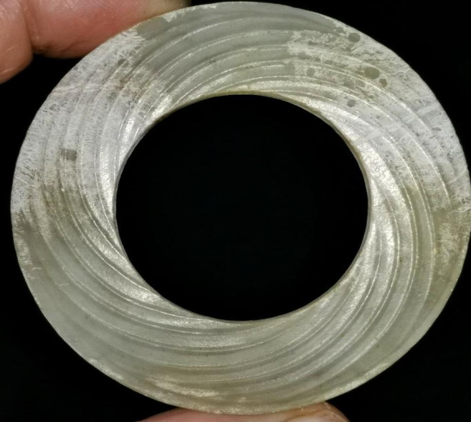 

Chinese rare hetian jade Jadeite handcarved pendant necklace statue pattern bi4577177