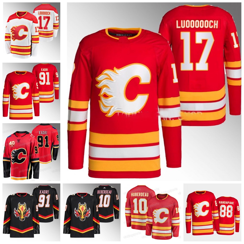 

17 Lucic Lu00000ch 22-23 Calgary Flames Jersey Jonathan Huberdeau Nazem Kadri Christopher Tanev Kevin Rooney Blake Coleman Mikael Backlund Noah Hanifin, Mens s-xxxl