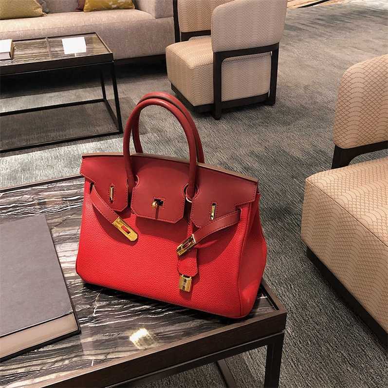 

Handbag hems Birkins bag Lover Red Cowhide Leather Bag Wedding, Bordeaux red