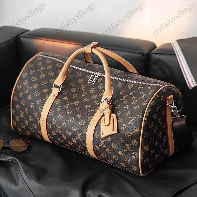 

Totes Travel Duffle Bag Classic Casual Tote Fashion travel bag luxury Monograms handbags Women men Designer Luggage Large capacity Luggage bags Y230306, Black plaid