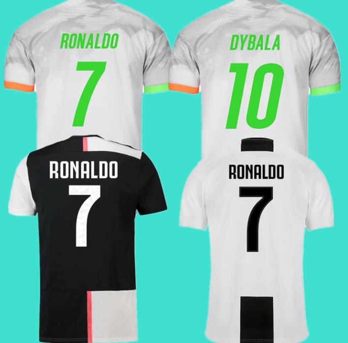 

Juve 18 19 20 Ronaldo Chiellini Dybala Soccer Jerseys Football Shirt, 18-19 home