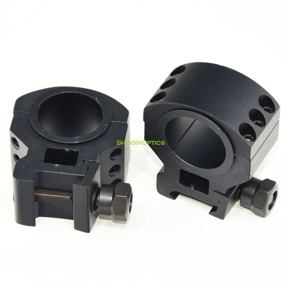 

Shooin Optics Scopes Rifle Scope Mount 25.4 30mm Tube Ring 1913 20mm Picatinny Weaver Rail Mount 2pcs, Customize
