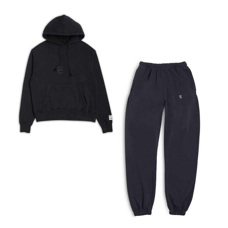 

23ss Autumn Winter Europe Hoodie Hooded Sweatshirts Pants Trousers Casual High Street Elastic Sweatpants Men Women Jogger Tracksuits Sets, Grey pants only