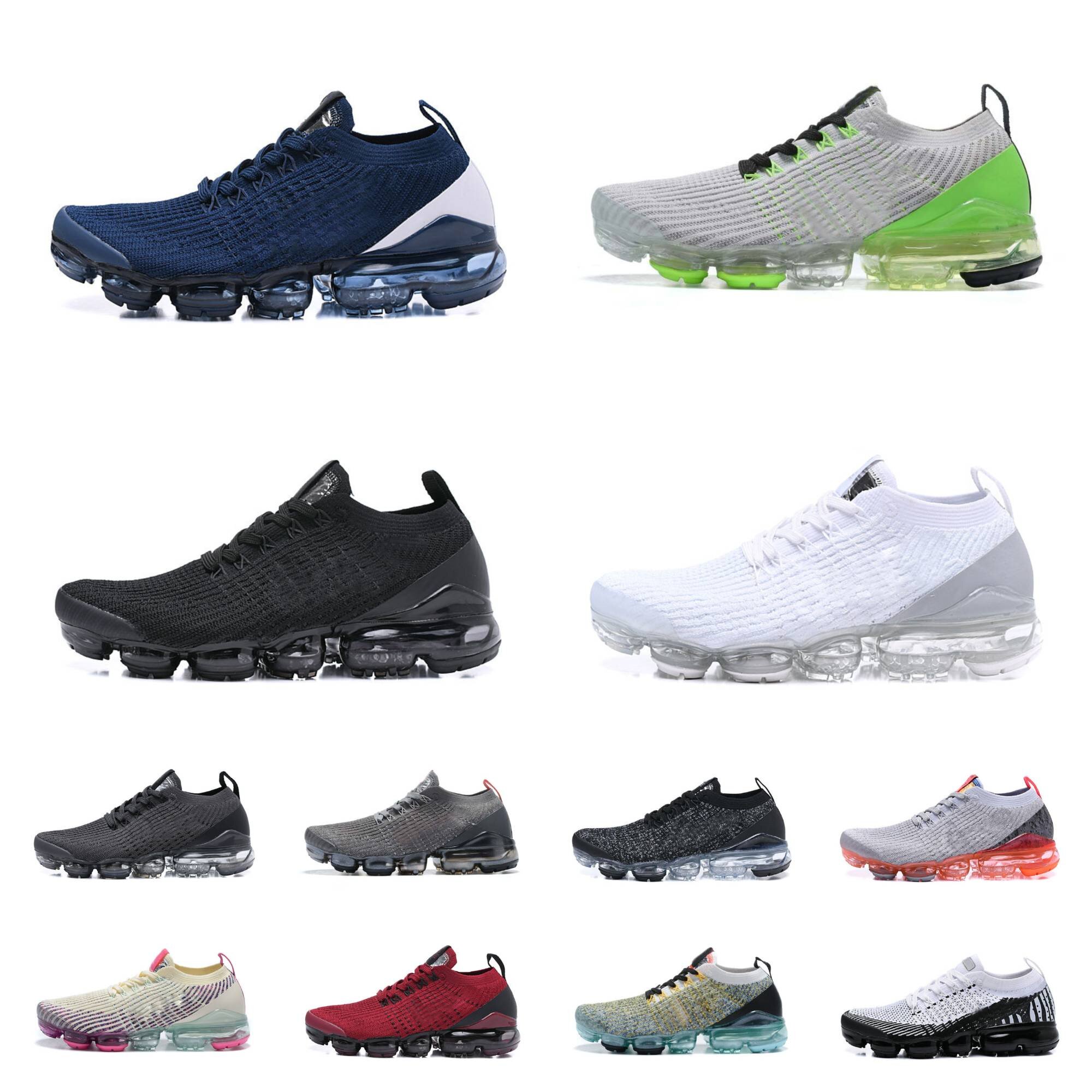 

Vapores Max Plus Running Shoes Air Fly Knit Zebra Triple Black Aurora Oreo White Pure Platinum Barely Rose Particle Grey South Beach Midnight Purple Men Women Sneaker, Shoe lace