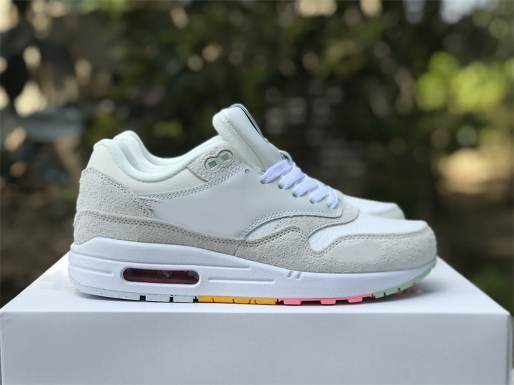 

Shoes Classic Max 1 Pom Poms Designer Running Polka Dots White Grey Fb4959-121 Sport Sneakers Size 36-46, #1