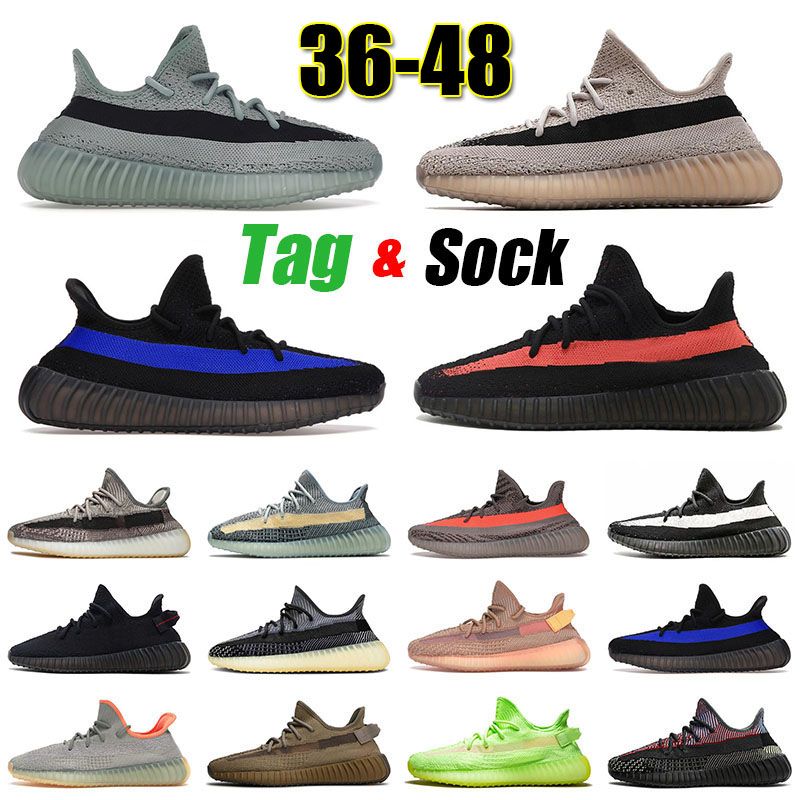 

Running Shoes Salt Slate V2 Zebra Oreo Dazzling Blue Yezies MX Rock Beluga Reflective Bred Runners Sneakers Trainers Men Women Big Size, Synth 36-48