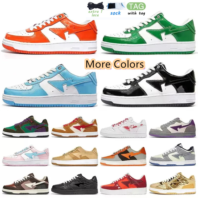 

Casual Shoes Sneakers White Green Red Black Yellow Sk8 Men Women A Bapestas Sta Low Abc Camo Stars With No Box Running Shoes Skate Sneakers Youth Walking Trainers, 24