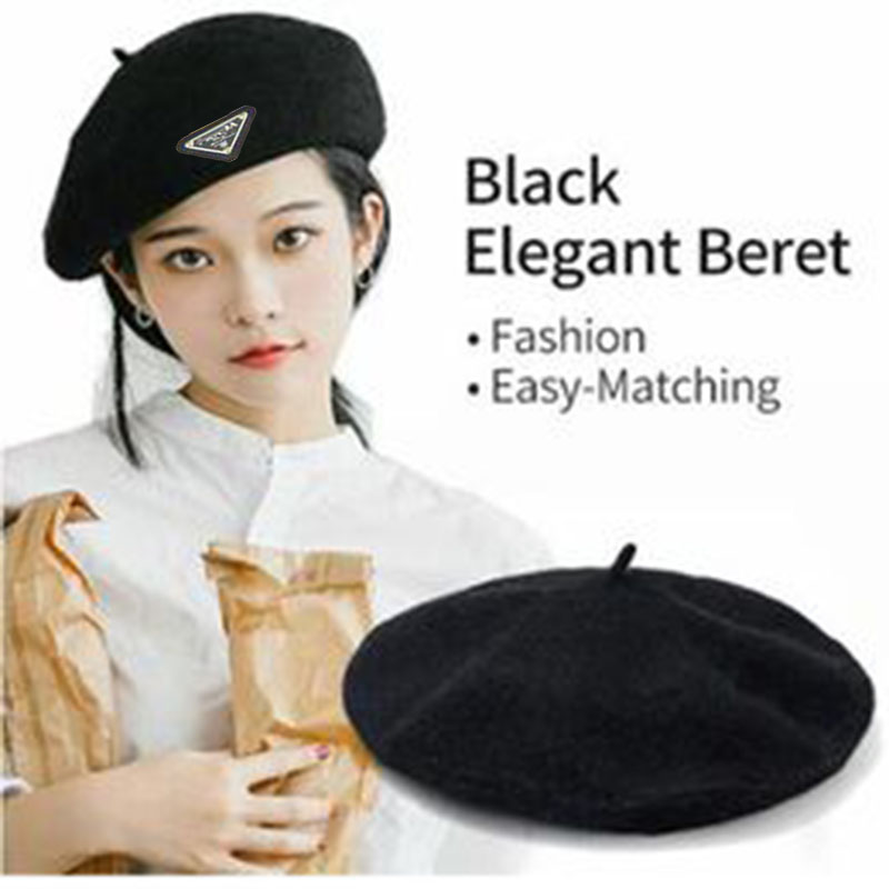 

Designer Women Berets Winter Hats Girl Vintage French Plaid Top Military Cap Painter Hat Beret Women Pink, Red