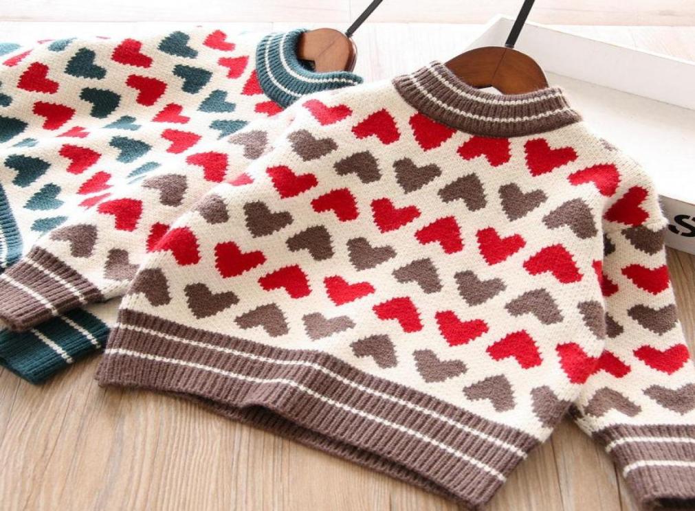 

Pullover Winter Baby Girls Sweater Whole01234567892572905, Green