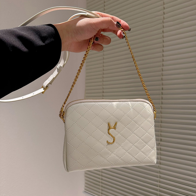 

Luxury Women Shoulder Bags Designer Gaby Chain Shell Bag Classic KATA Handbag Chain Genuine Leather Handbags Crossbody Purse Totes 2303063BF, Y#white