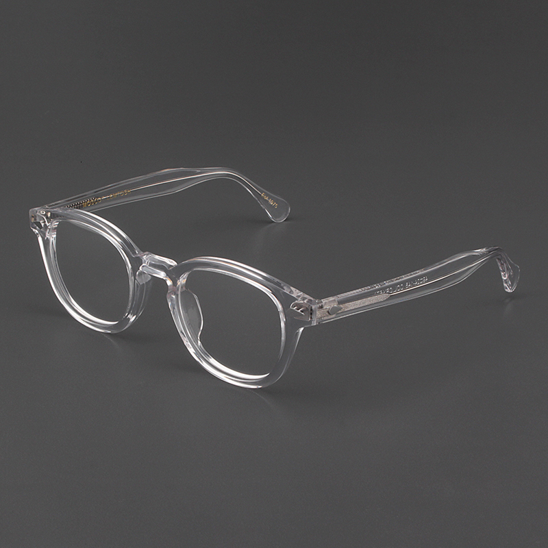 

Sunglasses Frames Johnny Depp Glasses Men Women LEMTOSH Computer Goggles Clean Lens Brand Vintage Transparent Acetate Optical Eyeglasses Frame 230307