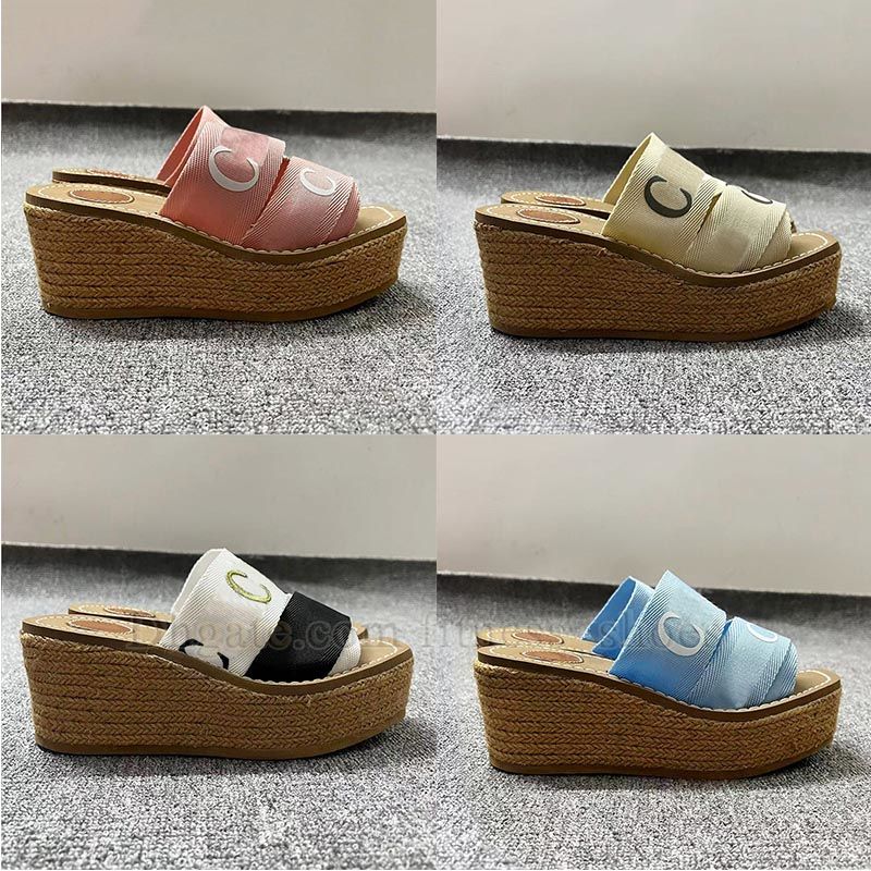 

quality top Sandals Slippers Womens Sliders Slides Flat Woody Mules Desert Sand Black White pink Outdoor indoor Slipper Slide Slider Sandal Scuffs size 35-42, 5 (12)