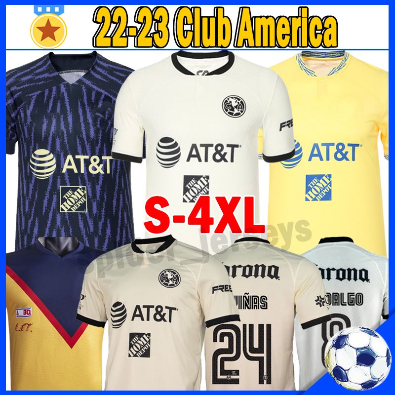 

XXXL 4XL 22/23 Club America Soccer Jerseys Retro 2006 CA Liga MX 2022 2023 FIDALGO R.MARTINEZ HENRY Fans Player Version Camisas de Futebol Men kids kits Football Shirts, Meizhou 22-23 home women