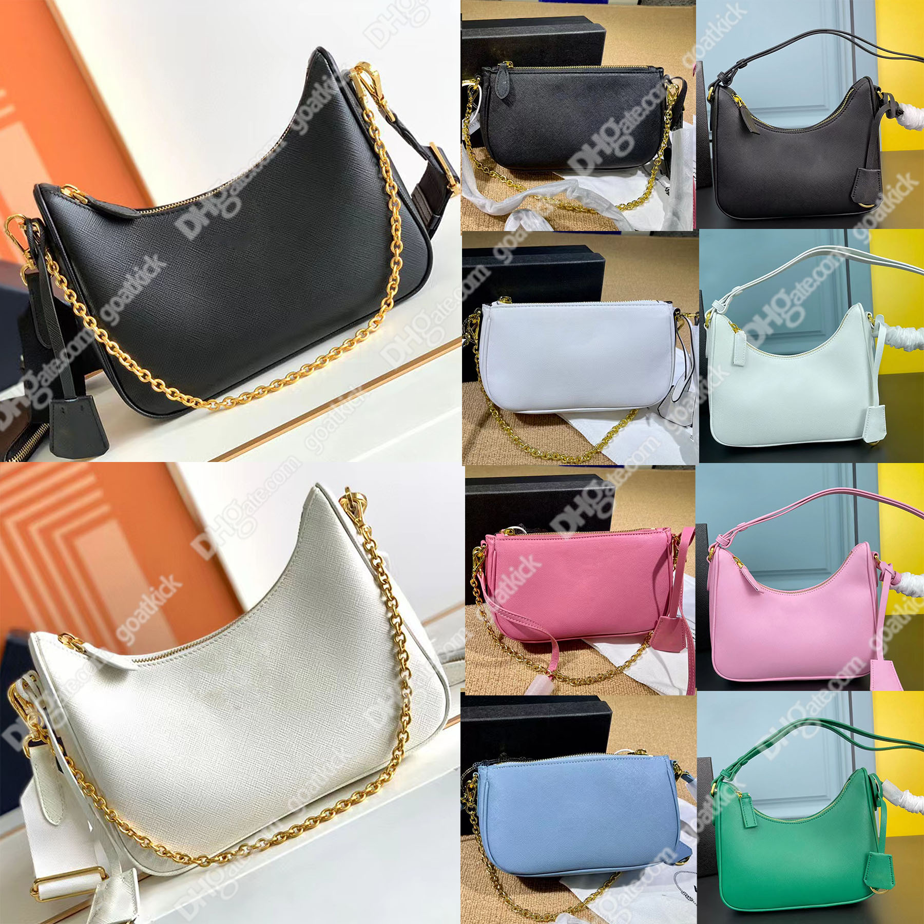 

Sale 3 Piece Women Womens Luxurys Designers Bags High Quality Handbags Hobo Purses Chain Lady Crossbody Shoulder Wholesale Totes Fashion Wallet Underarm Clutch Bag