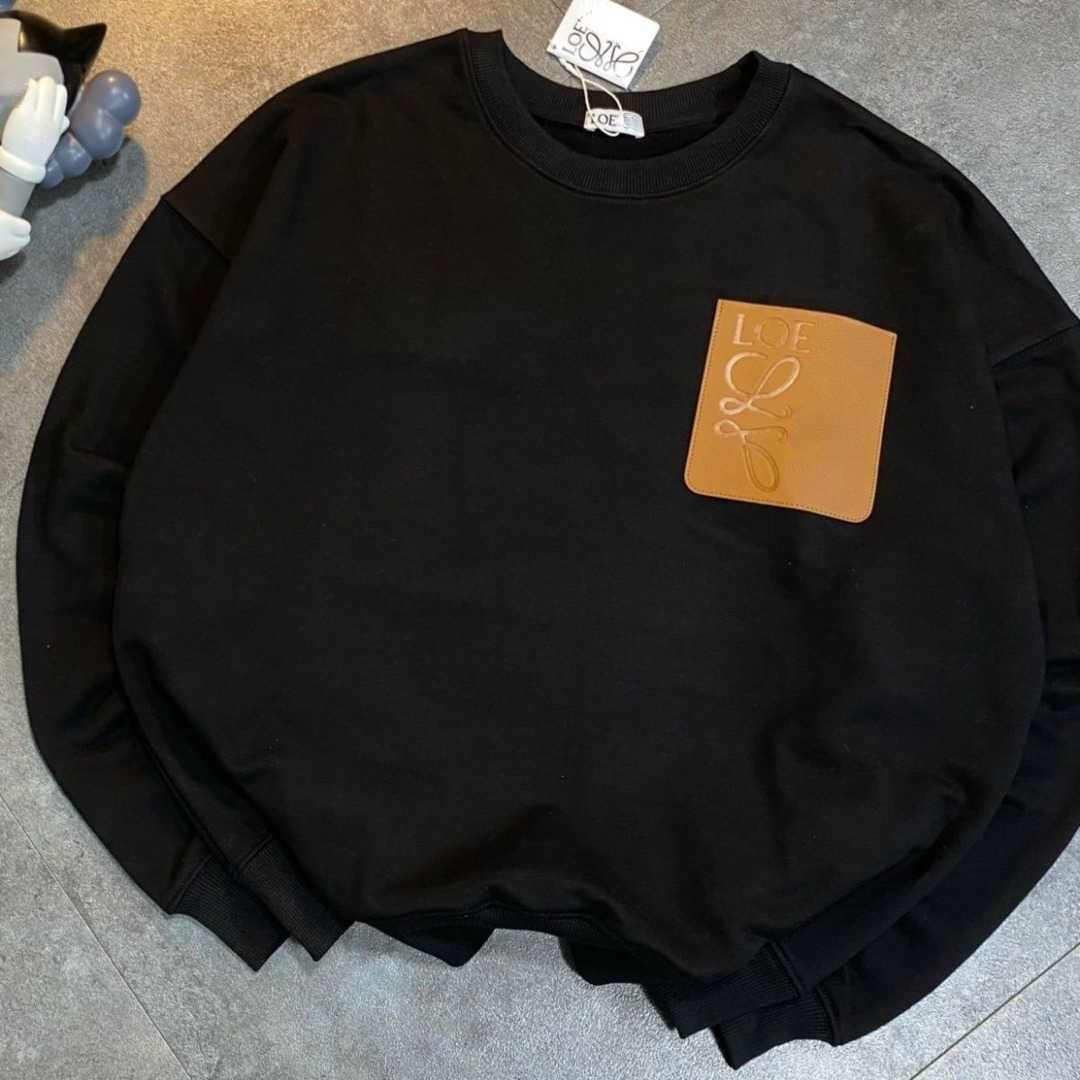 

Men's Plus Size hoodies Designer Sweater New Pu Leather Pocket Pullover Luxury Hoodie Fashion Loose Sweatshirt tees Men Women Jacket Coat T-shirt, Thin white