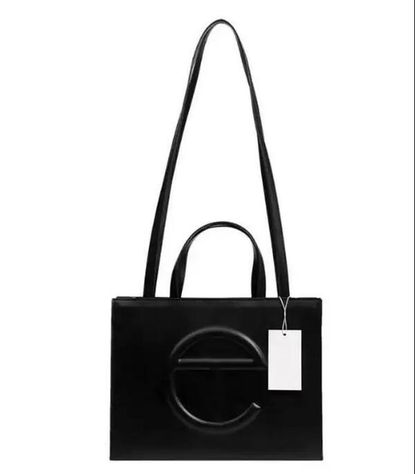 

telr bag shopping bag PU handbag women's fashion one shoulder messenger tote bag
