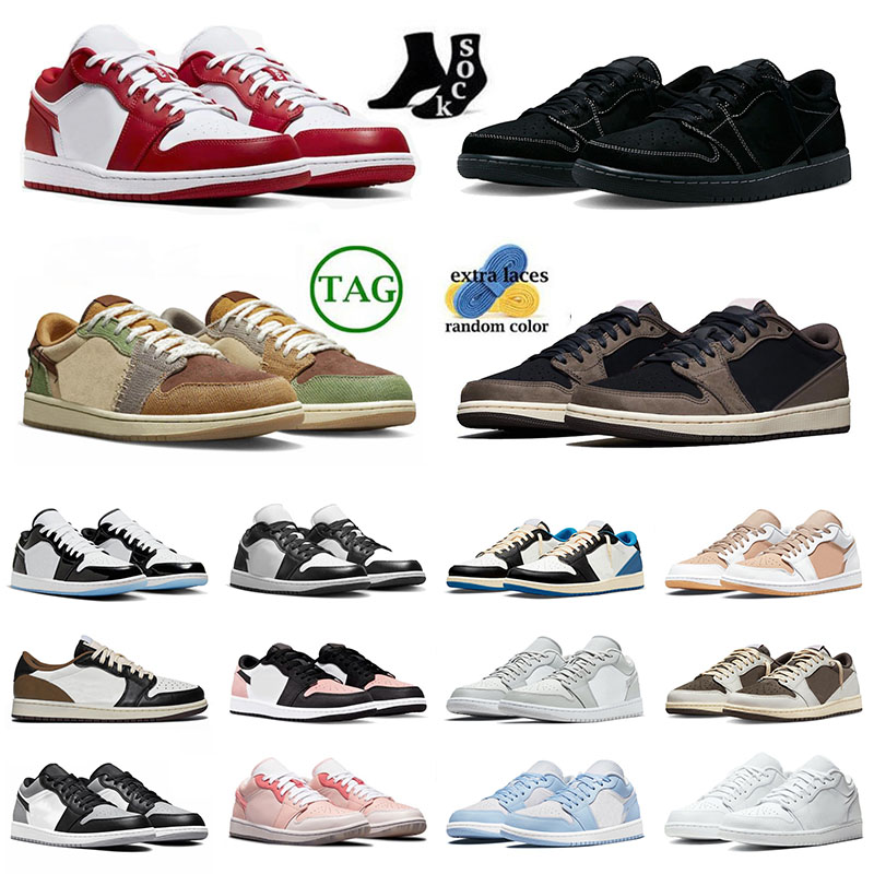 

new Black top Phantom jmpman 1 1s low mens womens basketball shoe wholesale Reverse Mocha Zion Williamson Voodoo Concord Bleached Coral Reverse Mocha designer, 1 (45)