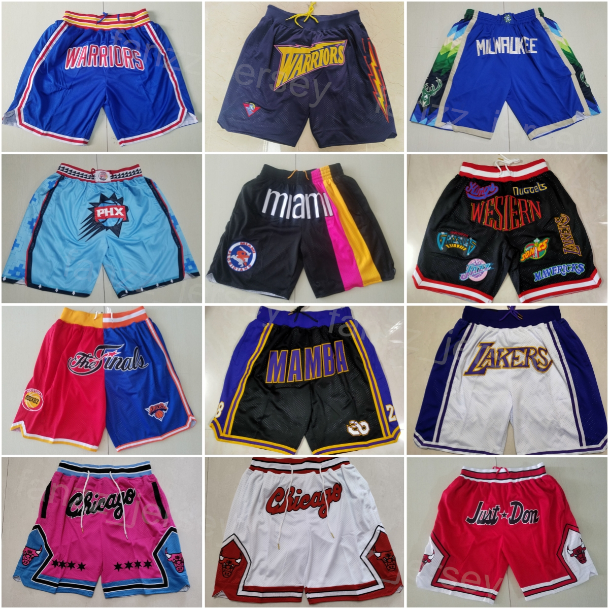 

Team Just Don Running Basketball Shorts Sport Pocket Zipper Pant Wear Sweatpants Drawstring Elastic Waist Chris Paul Anthony Edwards Christian Wood Kevon Looney, Photo g