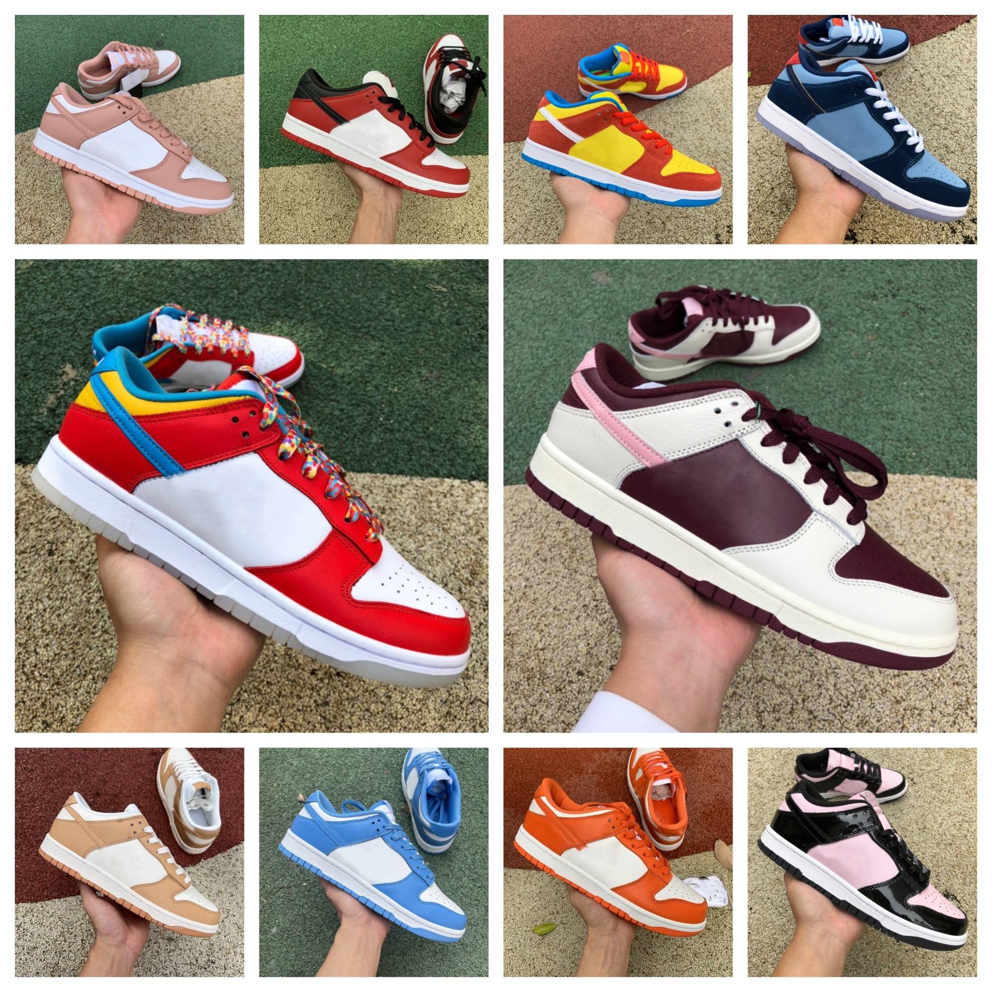 

UNC Dunkes Casual Shoes Mens WOmen SB Dunks Low White Black Panda Light Smoke Grey Fog Harvest Moon Fruity Pebbles Kentucky Syracuse Archeo Pink Men Designer Sneakers, Shoes lace