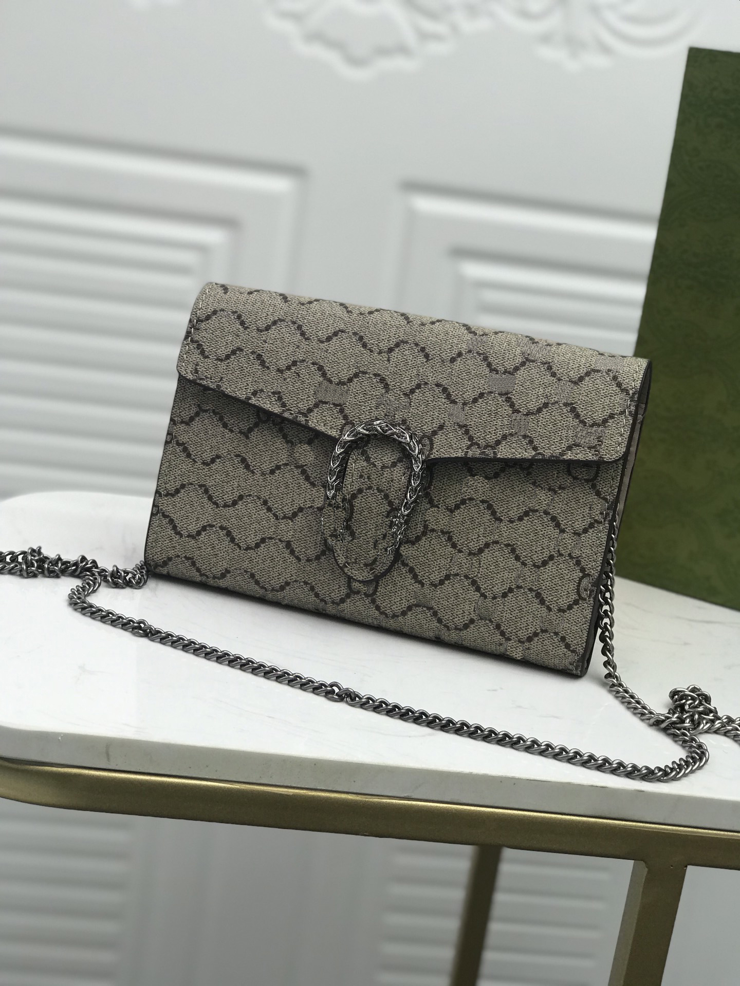 

2023 designer fashion luxury handbag Shoulder Bag women Handbags Chain circular bags Classic bee tiger snake alphabet wallet 401231, Letter & digram