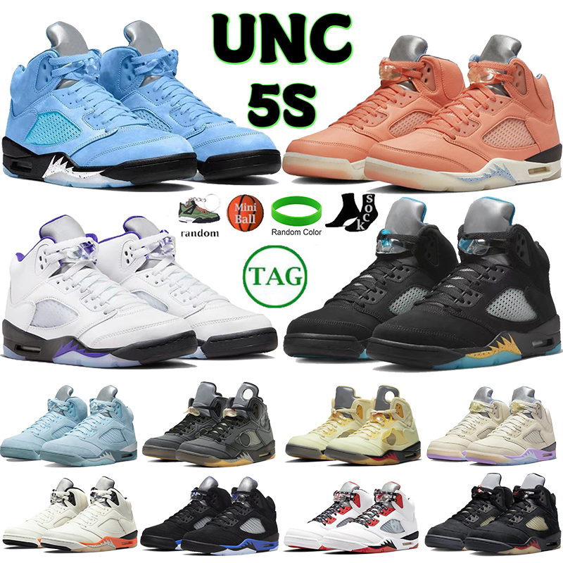 

Jumpman 5 5s Basketball shoes for men women fashion trainers UNC Aqua we the best crimson bliss Shattered Backboard raging red What the mens womens sports sneakers, No.14 black metallic