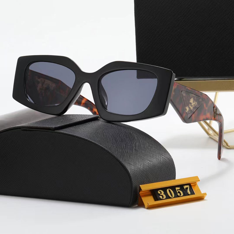 

Fashion Sun Glasses Man Woman Street Designer Full Frame Sunglasses Summer Beach Eyeglasses Driving Adumbral 6 Colors with Box