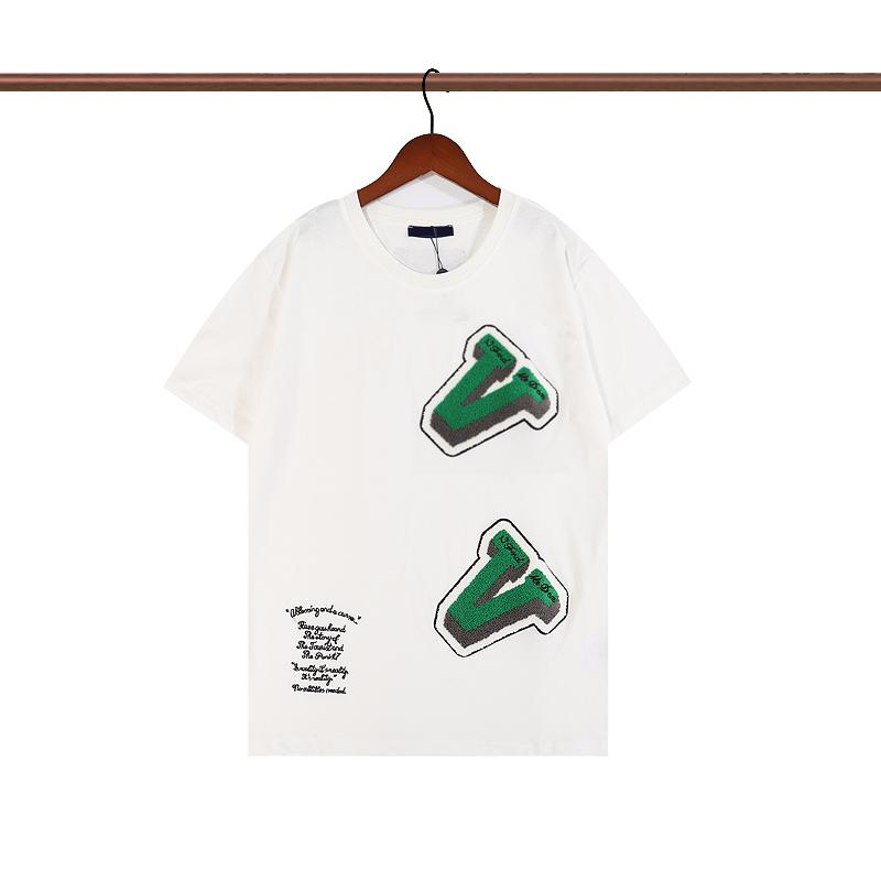 

Mens Womens Designer Men's T shirts Printed Fashion man T-shirt Top Quality Cotton Casual Tees Short Sleeve Luxury Hip Hop Streetwear TShirts S-2XL, White