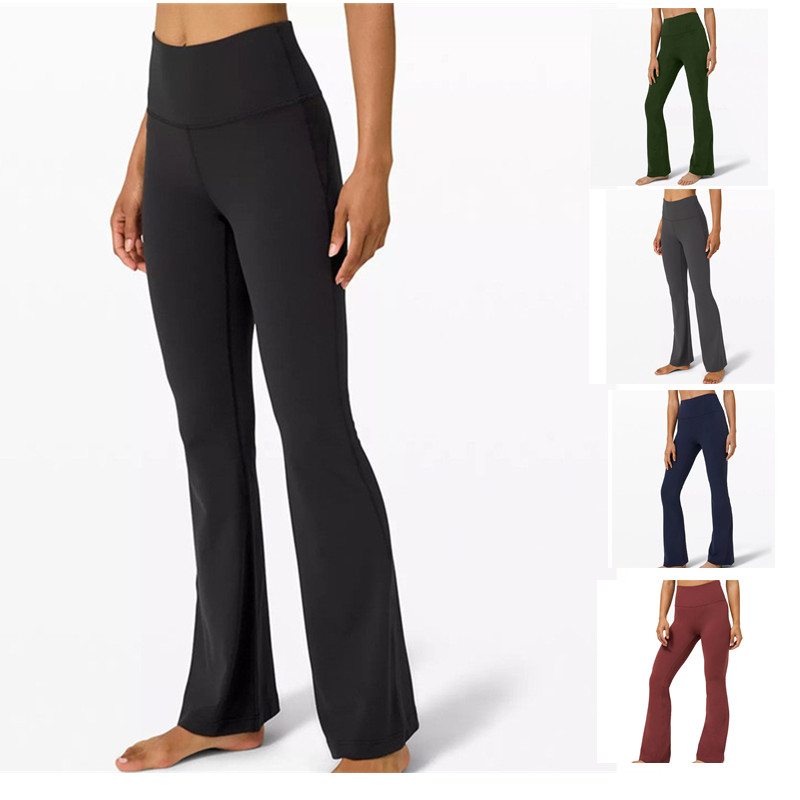 

Yoga pants lululemens womens leggings pants women clothes full length skinny flare 5 colors available elastic waist designer clothes women leggings designer pants