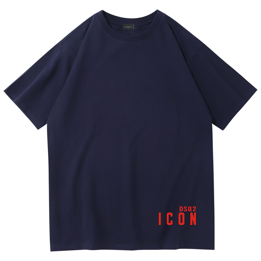 

D2 ICON DSQ TShirt Mens Women Designer T Shirts Short Summer Fashion Casual with Brand Letter New Arrival Designers DSQ2 high quality Summer Mens T-Shirts Women, Icdt766-4