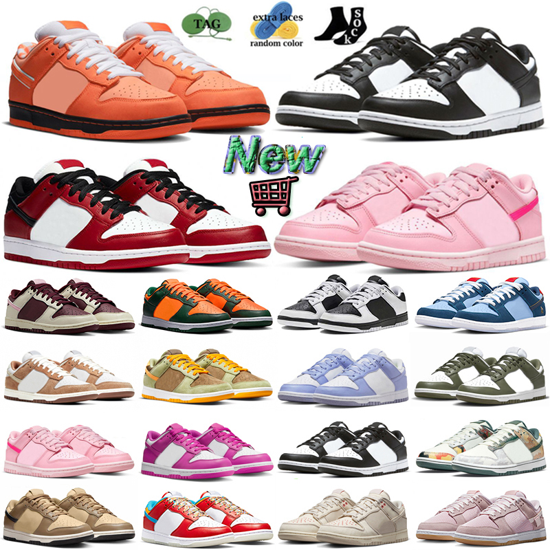

Men women running shoes dunks White Black Grey Fog Orange Lobster Panda Syracuse up to size 47 Coast Photon Dust walking jogging sneakers trainers size 36-47, Rose whisper