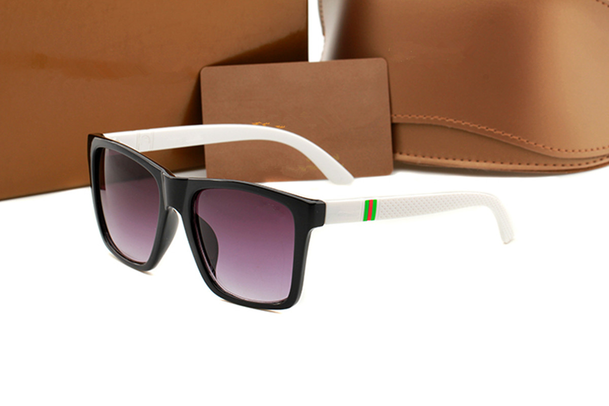 

Luxury Rectangle sunglasses for woman Fashion Womens Brand designer glasses 0811S Full Frame UV400 Lens Summer Style Big Square Leisure wild style Come With Case