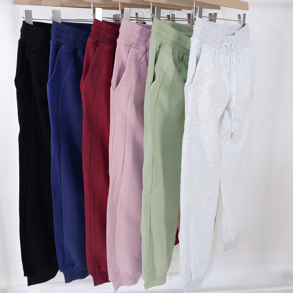 

Active Pants Scuba Jogger Sweatpants With Logo Fitness Women Cotton High Wasit Loose Yoga Running Trousers Winter Female Gym Clothing, Royal blue