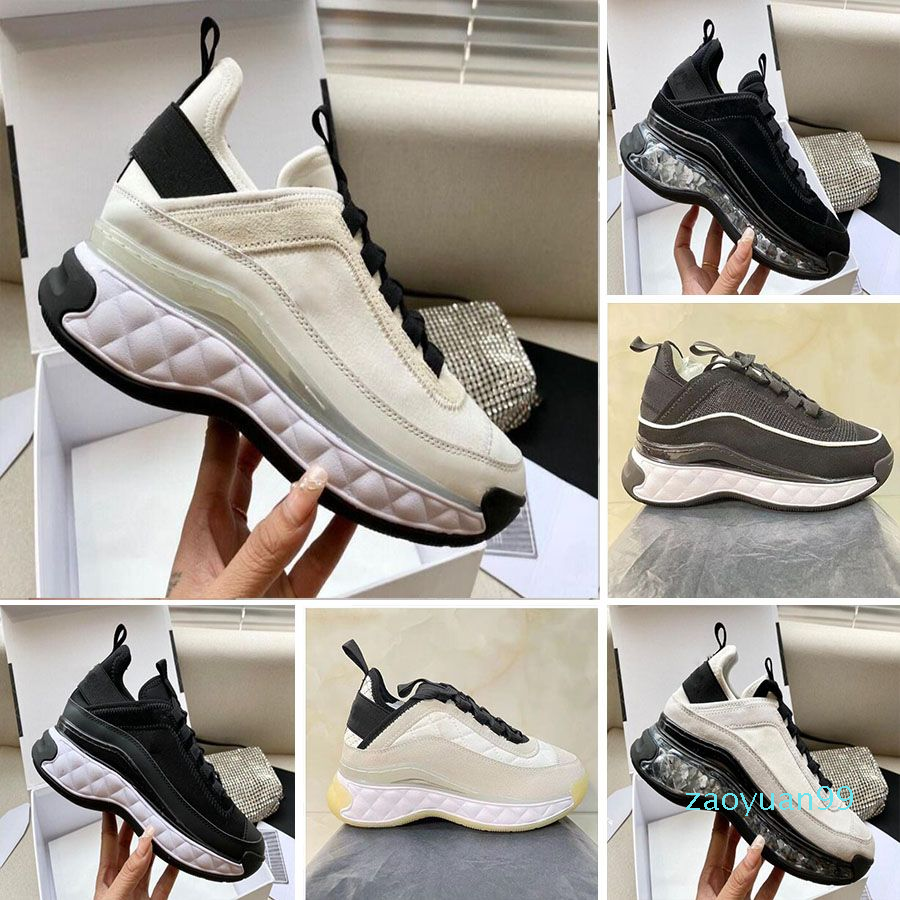 

Luxury Designer Sneakers Women Casual Shoes Party Velvet Thick Bottom Mixed Mesh Fiber Shoes, Color1