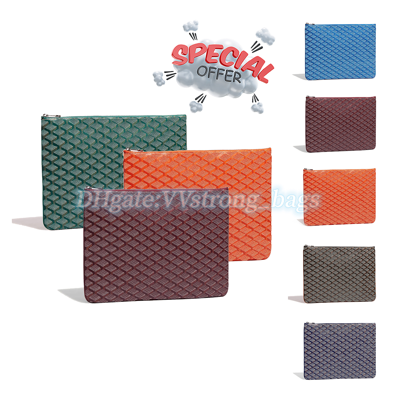 

high quality Designers Luxurys purse wash Clutch bag Shoulder Bags toiletry Totes card holder wallet Cross Body hangbag cards coins mens cosmetic designer bag, Burgundy