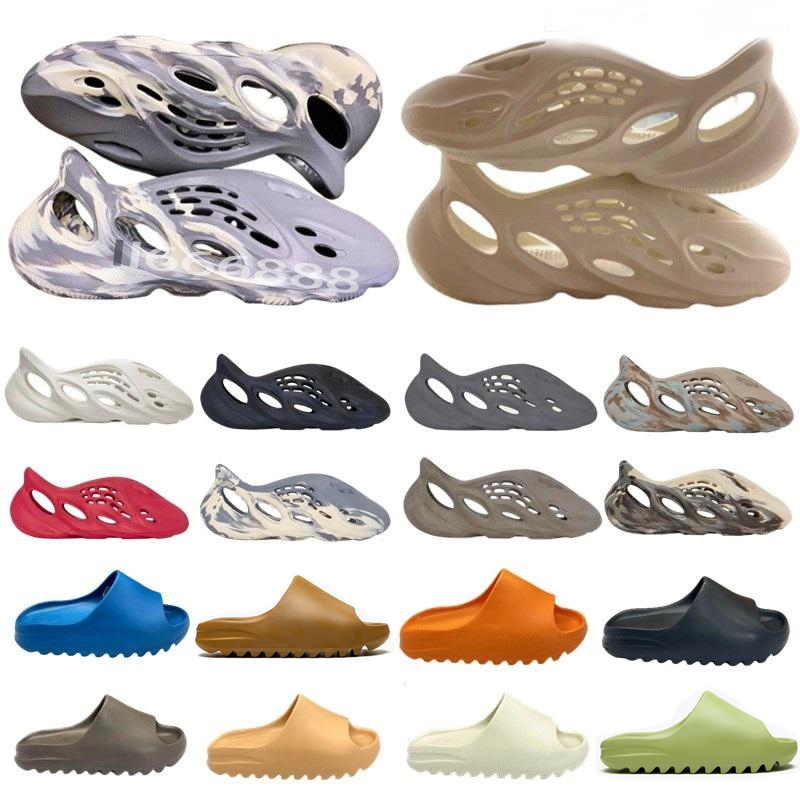 2022 Slipper Slides Designer Kanyese West Desert Sand Sticle Summer Brown Men Femmes Femmes Sandale de glissière de résine de plage