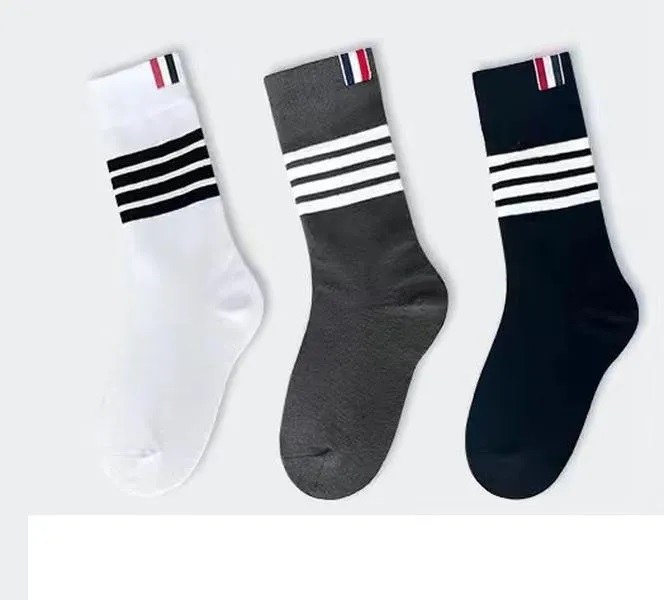 

2023 Socks Underwear Designer thom luxury Mens Womens brown cotton Sock Classic Letter Comfortable Fashion Movement Stocking N1