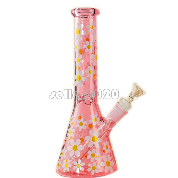 

Daisy glass Bong Hookahs Recycler Oil Rigs Glasses Water Bongs Smoke Pipes Beaker Dab Rigs with 14mm Bowl
