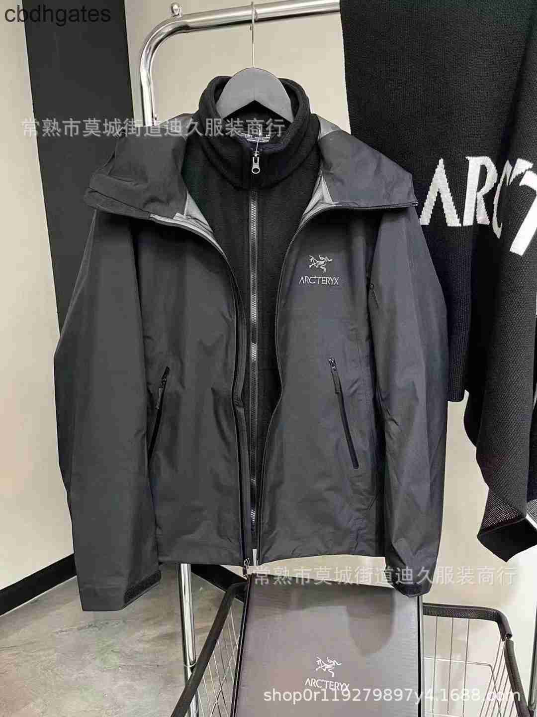 

Arc'terys Jackets Jacket Coats 2023 Designer Spring Summer Outdoor Waterproof Hard Shell Jacket with Functional Style Zipper, Grey