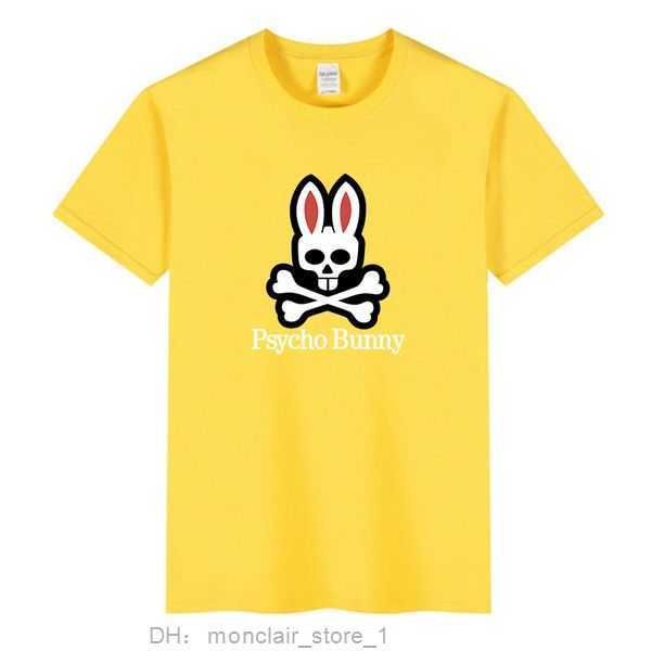 

Men's T-shirts Brand Psycho Bunny Designer Tshirts Sports Summer Fashion Polo Shirts Mens Women T-shirt Luxury Clothes Dunks Shirt Men Clothing 1 17XT, Navy blue