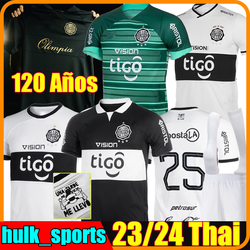 

2023 2024 Club Olimpia 120 Anos soccer jerseys 23/24 Asuncion Paraguay league D.GONZALEZ A.SILVA N.CAMACHO A.ALCARAZ Diego Duarte PERALTA retro 2022 football jersey, Aolinpiya 120th