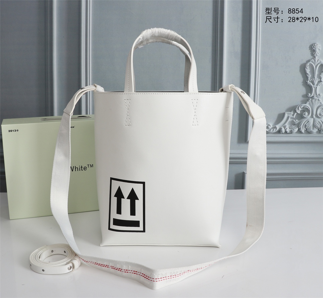 

OFF bag burrow fashion WHITE c/o VIRGIL ABLOHTM messenger shoulder designer logo, Gift tshirt