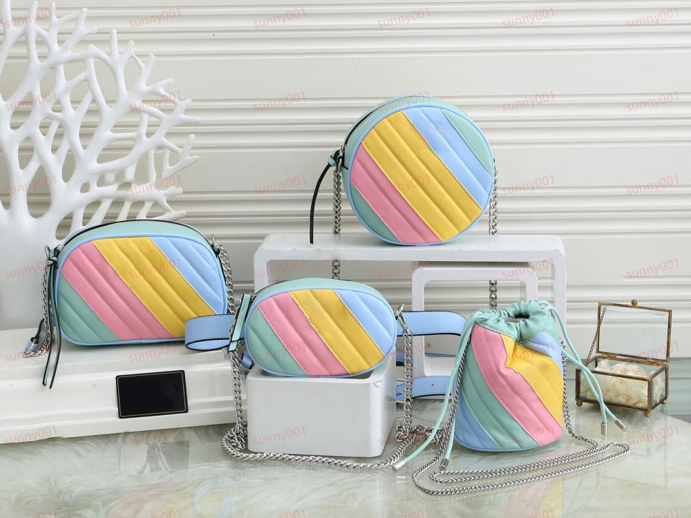 

Designer Cross Body Bag Chain Shoulder Bag Satchel Round Fashion Bags Luxury Bucket Pouch Pillow Shaped Dual Purpose Waist Pack, Camouflage purse