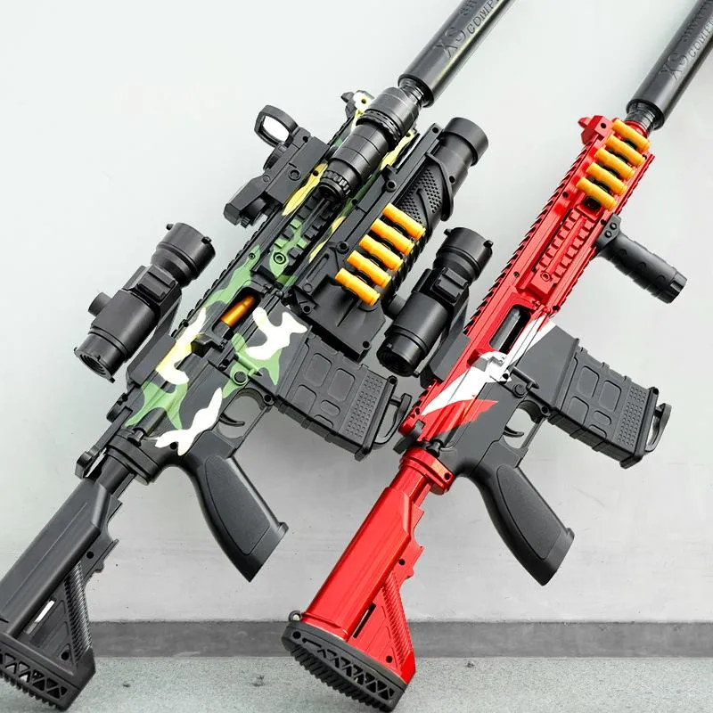 

M416 Foam Darts Shell Ejection Blaster Rifle Toy Gun Manual Shooting Launcher For Kids Boys Birthday Gifts Outdoor Games