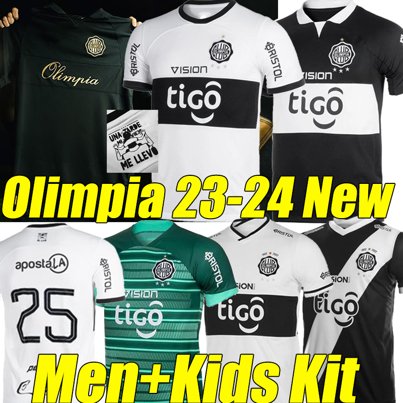 

23/24 Club Olimpia 120 Anos soccer jerseys 2023 2024 Asuncion Paraguay league D.GONZALEZ A.SILVA N.CAMACHO F.CARDOZO Diego Duarte PERALTA men kids kit football jerseys, Aolinpiya 120-years kit