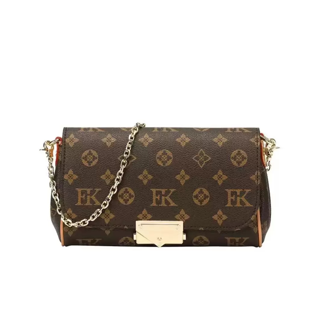 

2023 Shoulder bag luxury brand fashion simple square tassel bag women's designer high quality leather chain mobile phone handbag purse, Old flower