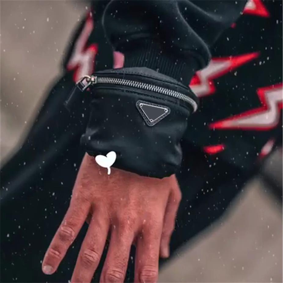 

Women Luxurys Designers mini Wallets Coin Purses Fashion Wrist Bags Bracelet Bumbag Arm Bag Womens Handbags Purses Small card Hold253L, Black