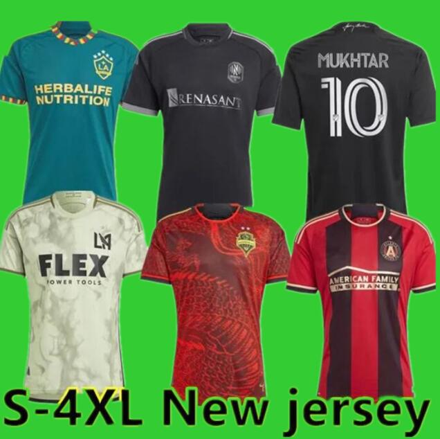 

S-4XL MLS 2023 2024 Los Angeles Soccer Jerseys LA galaxy PEREYRA 23 24 Nashville SC seattle Atlanta United MUKHTAR Minnesota BOXALL FRAGAPANE Football Shirt Uniforms