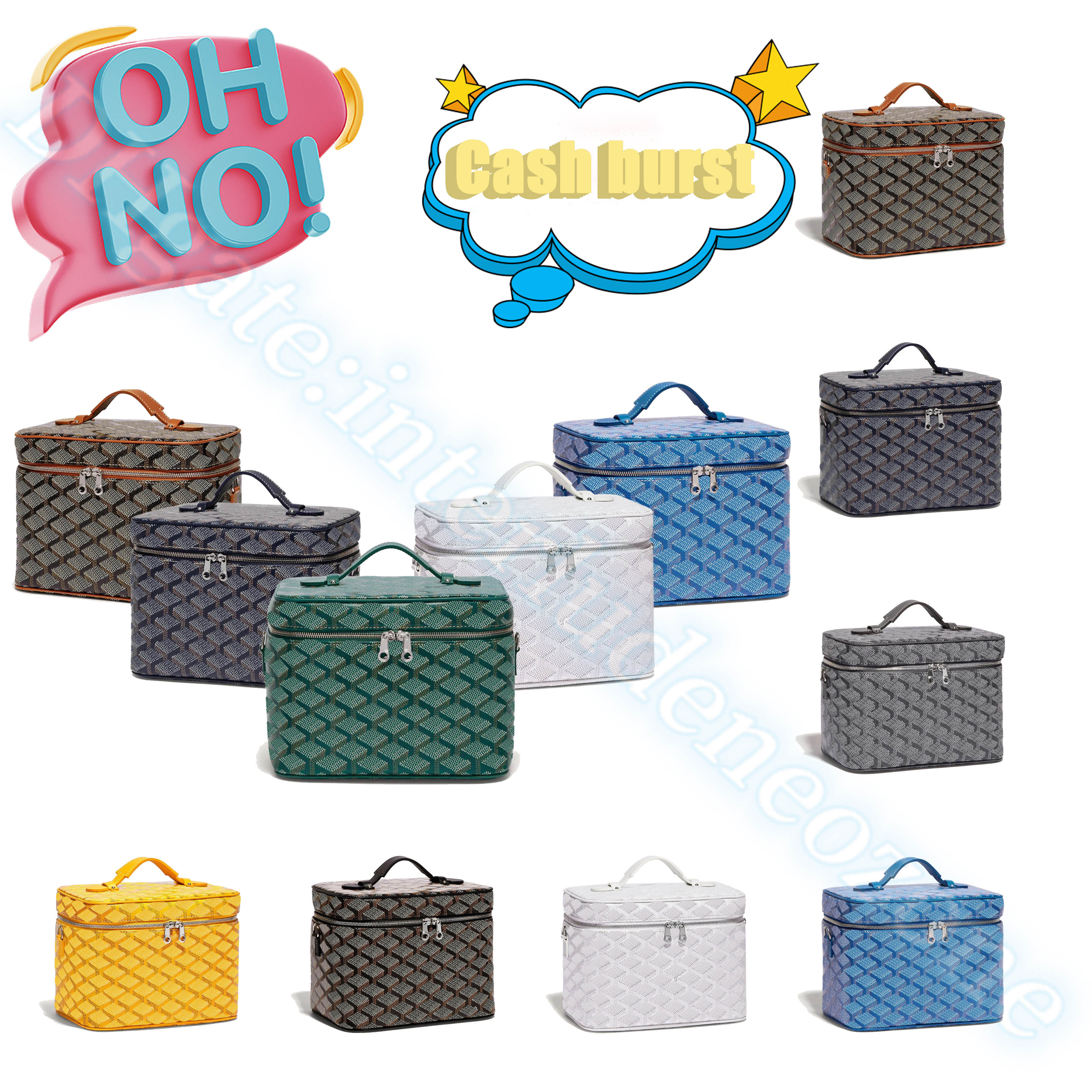 

Genuine leather Cosmetic Bags women Totes Muse Cross Body classic Luxurys men Shoulder pochette make up wash Clutch city vanity handbag famous bags Hobo Beach LADY, White